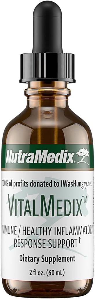 NutraMedix VitalMedix - Estratto di piante di Claw & Moringa - Supplemento di energia giornaliero per la salute immunitaria e la vitalità generale - Ricco di vitamine e minerali (2oz)