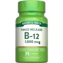 Vitamina B12 1000 mcg | 75 Compresse di rilascio tempestive | Vegan, Non OGM & Gluten