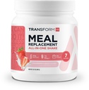 TransformHQ Meal Sostituzione Shake Powder 7 Servings (Strawberry & Cream) - Gluten Free, Non-GMO