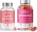 Promessa mamma Prenatal Vitamin Gummies & Vaginal Probiotics per le donne Bundle