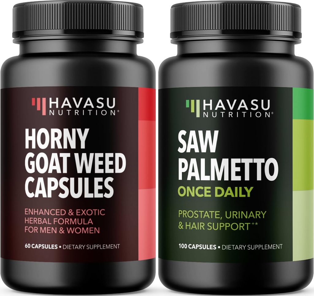 HAVASU NUTRITION Capsula arrapata (30 Serve) & Saw Palmetto Capsule (100 Serve)