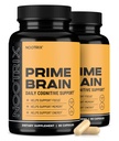 Nootrix Prime Brain Nootropic Supplemento | Supporta memoria, messa a fuoco mentale, salute cognitiva & energia | Promuove sana Mood & Brain Funzione | Ginkgo Biloba, Lion's Mane & L Theanine | 180 capsule