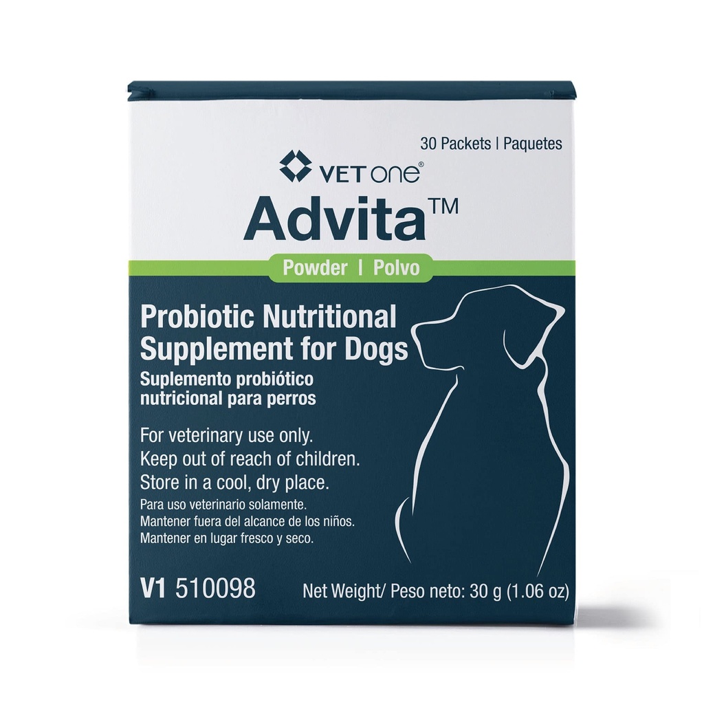 VetOne Advita Probiotico Integratore nutrizionale per cani - 30 Pacchetti