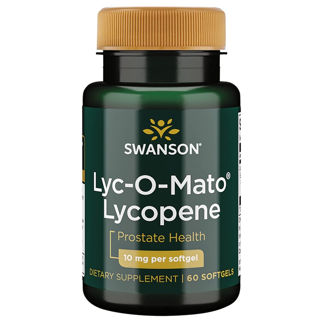 Swanson Lyc-O-Mato Lycopene 10 Milligrammi 60 Sgels