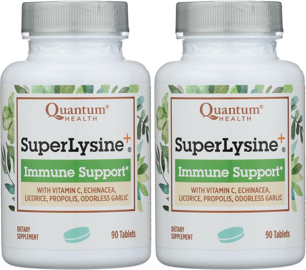 Quantum Research Super Lysine + Tablet, 0,93 Pounds (Pack of 2)