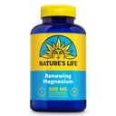 Natures Life Renewing Magnesium 500 mg - Plus Vitamina B-6 - Supporto Muscoli e Nervi - Lab verificato (180 Serve, 180 VegCaps)