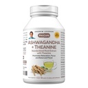 ANDREW LESSMAN Ashwagandha + Theanine 60 capsule - Estratto standardizzato. Promuove Relax, Focus e Balanced Mood. Piccolo facile da ingoiare capsule