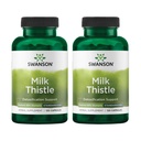 Swanson Milk Thistle (Standardized) - Herbal Liver Support Supplement w/80% Silymarin - Formula naturale che aiuta a mantenere la salute generale e il benessere - (120 capsule) (2 Pack)