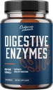 Integratori di enzima digestivo per la salute del fegato - Enzimi digestivi della pancreatina per la digestione upset Stomach Relief e Leaky Gut Repair - Pure Enzymes Digestion Supplement Women and Men