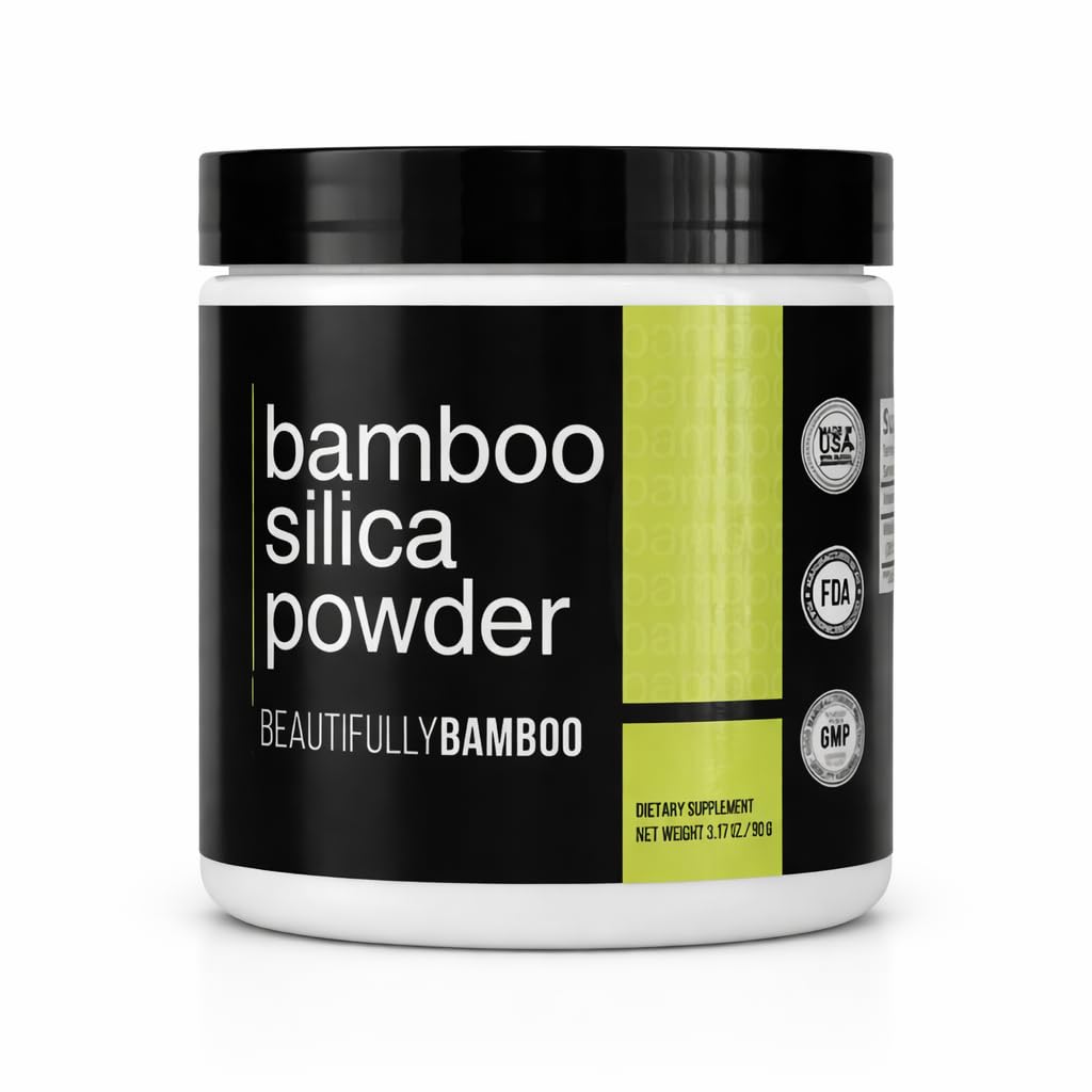 Potere dell'estratto di silice di bambù [Hair, Skin & Nails -150 Servings] - Bella Bamboo