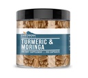 Elementi terrestri Turmeric & Moringa 200 Capsule, Pure & Undiluted, Senza Additivi