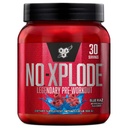 BSN N.O.-XPLODE Pre polvere di allenamento, supplemento di energia per gli uomini e le donne con creatina e beta-alanina, aroma: Raz blu, 30 porzioni