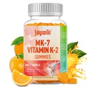 Vitamina K2 MK-7 Gummies 100mcg, Supplemento di vitamina K2 per il supporto di Bone & He-Art, Chewable Natural Orange Flavor, Non OGM, Vegan, 60 Gummies