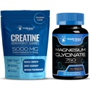 Gummie di creatina con capsule di glicinato di magnesio