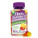 Fiber Advance Gummies | 100% vegetale a base di fibra supplemento per la salute digestiva | Chicory Root Inulin Prebiotic Gummies per adulti | Gluten Free, Vegetariano, & Non-GMO, 90 Conte