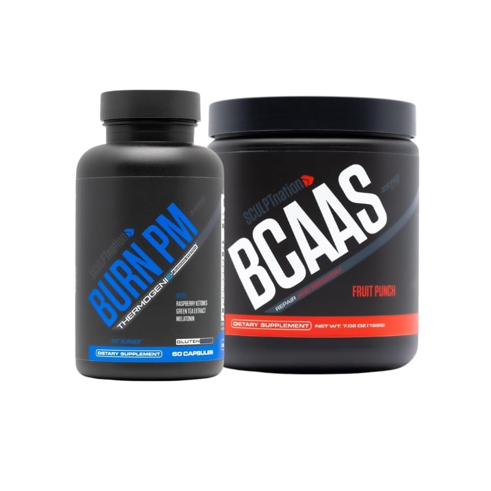 Sculpt Nation di V Shred Burn PM e BCAA polvere di perforazione della frutta Bundle
