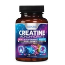 Costruito da Nature Creatine Monohydrate Pills - Integratore Micronized Creatina per Uomini & Donne - Forza muscolare, Energia, Endurance e Recupero - Gluten-Free, Vegan, Non-GMO - 60 capsule