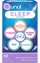 Supporto per il sonno Qunol, 5 in 1 Non-Habit Forming Sleep Aid, Supplemento con Melatonina 5mg, Ashwagandha, GABA, radice di Valerian, L-teanina, capsule 60ct