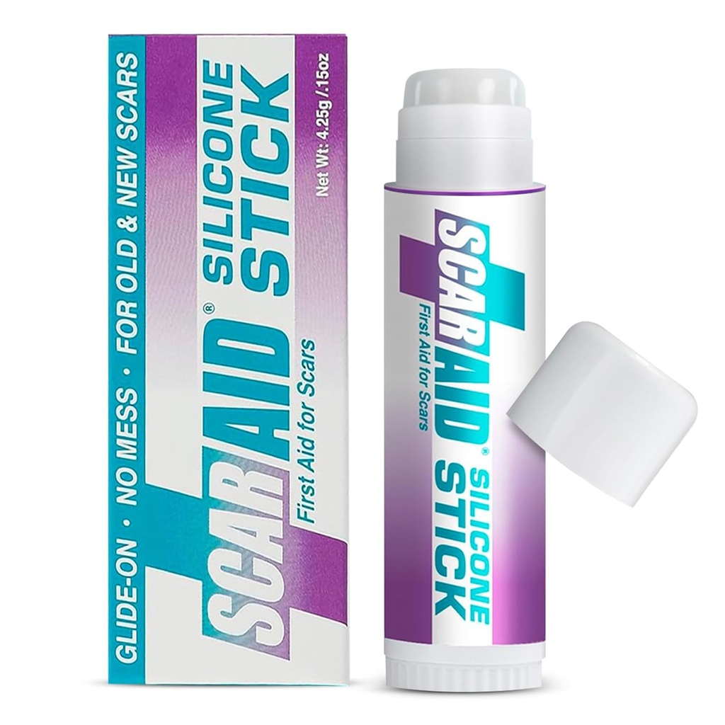 Gel di cicatrice in silicone per cicatrici dopo la chirurgia, rimozione della cicatrice della sezione C e della cicatrice profonda, bastone di silicone, gel di cicatrice in silicone per cicatrici chirurgiche e trattamento della cicatrice keloid, gel di silicone per cicatrici dopo chirurgia, 4.25g