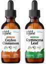 Tintura di cannella di Ceylon naturale 2 fl oz & Gymnema Tincture 2 fl oz