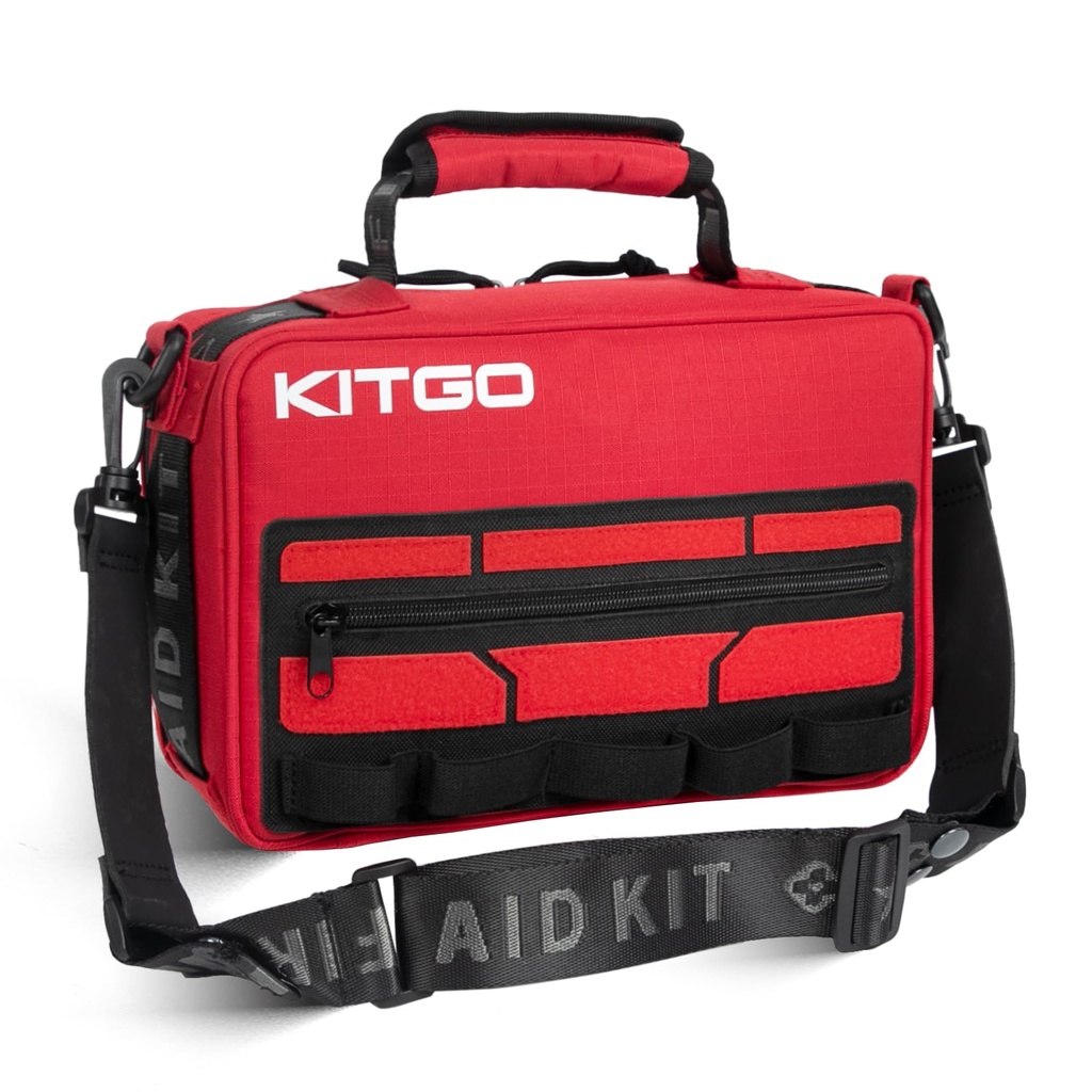 Large First Aid Kit，Molle System Detachable Multi-Purpose Emergency Medical Kit for Home, Car, Camping Outdoor Emergency.