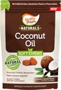 Salute Delights Naturals, Olio di cocco Soft Chews, promuove il metabolismo sano, aiuta a controllare l'appetito, Delicious Coconut Caramel Flavor, 30 conte