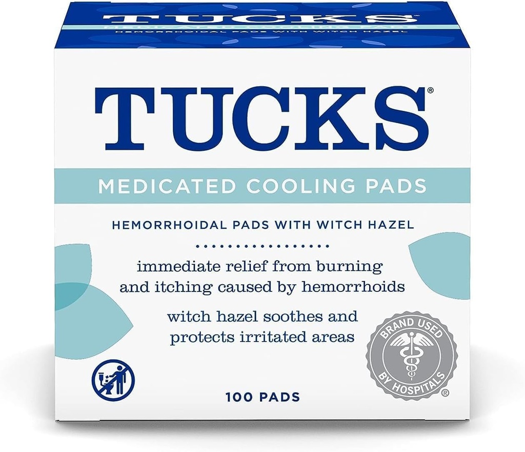 TUCKS PADS 100 (Pack of 3) by Tucks