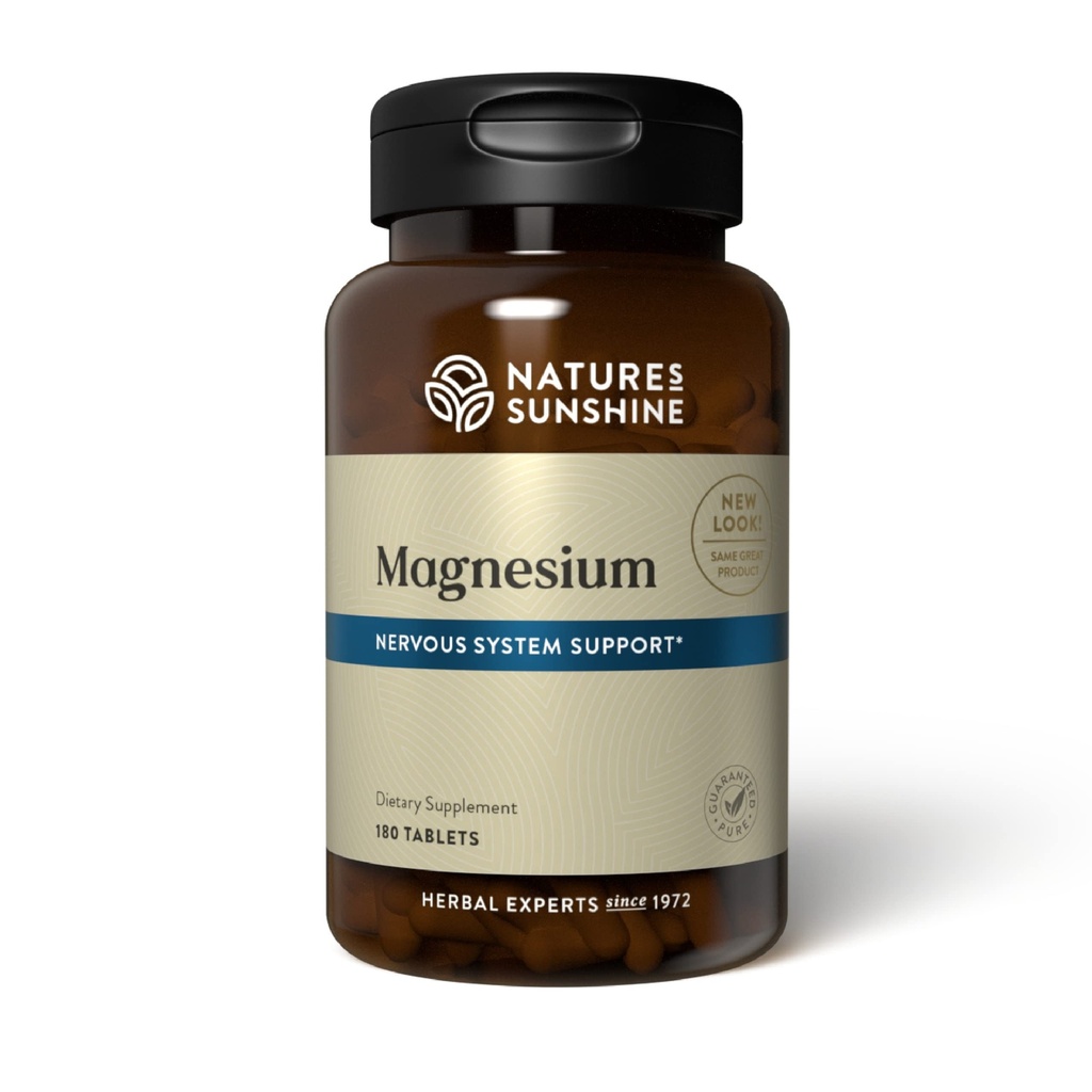 Il magnesio solare della natura, 250 mg, 180 compresse | Supporta sia i sistemi nervosi che strutturali aiutando i muscoli a rilassarsi e massimizzare la produzione di energia