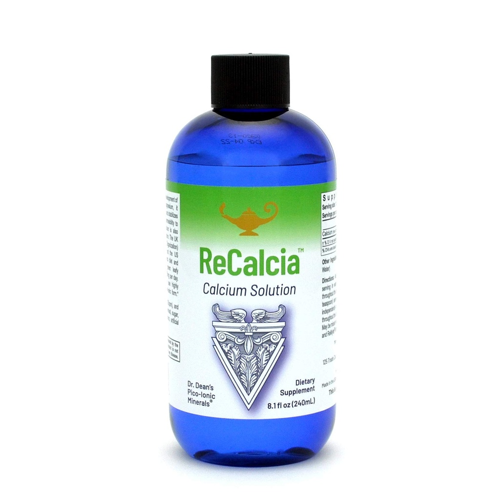 RnA ReSet ReCalcia – Supplemento al calcio liquido, formula pico ionica ad alto assorbimento, 8,1 Fl Oz (1-Pack)