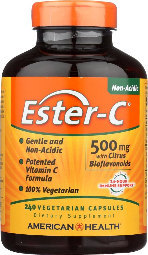 Ester-C 500 con agrumi bioflavonoidi; Vegetariano
