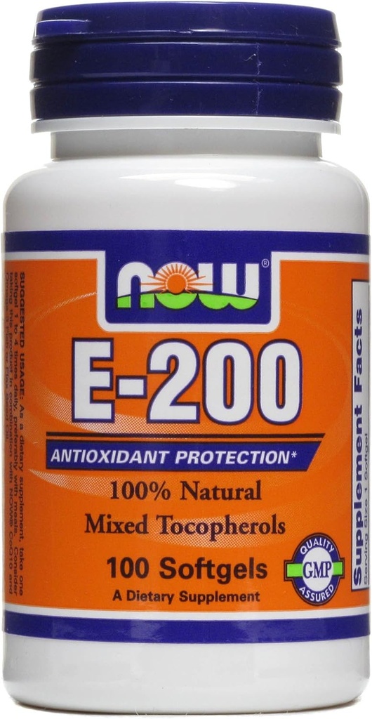 Vitamina E-200 IU 100 Softgels (Pacchetto di 2)