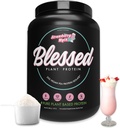 Beato Vegan Protein Powder - Polvere vegetale a base di proteine Agitato di proteine, 23g di Pea Protein Powder, Latticini Free, Gluten Free, Soy Free, No Sugar Aggiunto, 30 Servings (Strawberry Mylk)