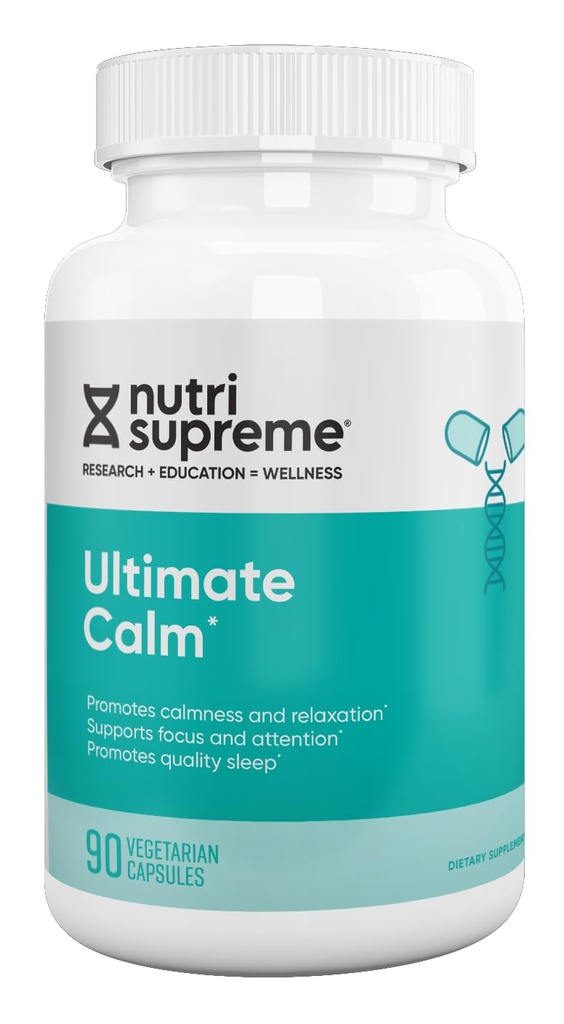 Nutri Supreme Ultimate Calm, Supporta il Mood calmo e rilassante, il sonno di qualità, tutte le capsule naturali 90