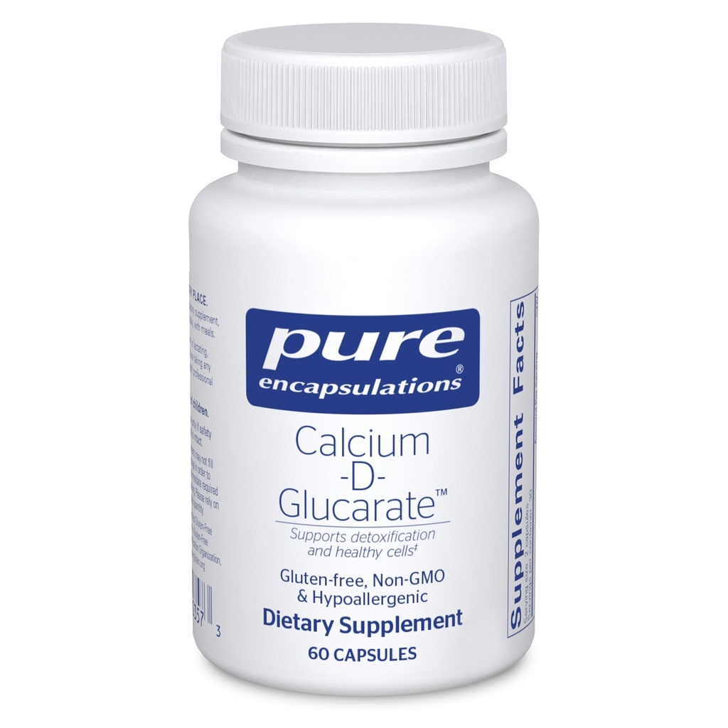 Calcium-D-Glucarate | Supplemento al supporto della salute cellulare nel fegato, polmoni, seno e colon* | 60 capsule