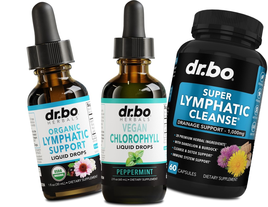 Clorofilla liquido gocce corpo Detox & pillole di drenaggio linfatico - Vegan Chlorophyll Odor Cleanse Supplemento Deodorante interno - Organic Lymphatic Support Liquid Drops Lymph Node Drainage
