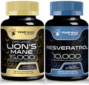 BENESSERE LABSRX Resveratrolo Capsule 10000 - Lions Mane Supplemento capsule