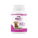Prolungamento della salute Multivitaminici e Minerali di vita per cani e cuccioli, 180 compresse - Immune, Digestione, Supporto congiunto, Coat & Skin Health