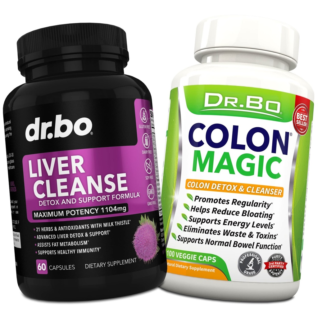 Integratore di sostegno del detox del fegato e del colon - Pillole naturali del detergente del tassello per il gonfiore intestinale e la costipazione quotidiana del sollievo - Caps del dente di leone del cardo del latte &amp; Supplementi della vescica di aiuto