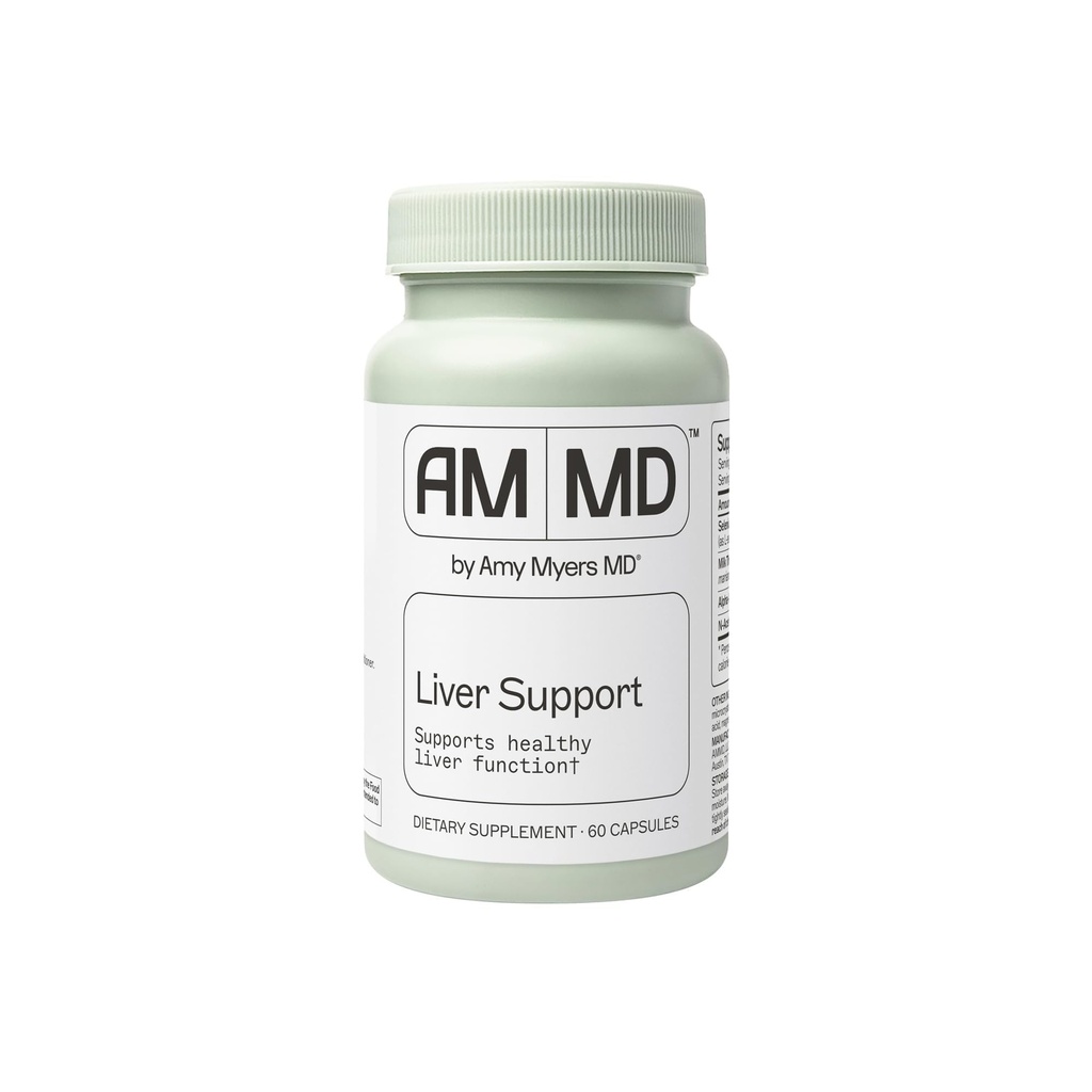 Supporto per fegato di Amy Myers MD - Supporta la funzione del fegato sano, piste di disintossicazione e attività antiossidante - con selenio, cardo del latte, curcuma - 60 capsule