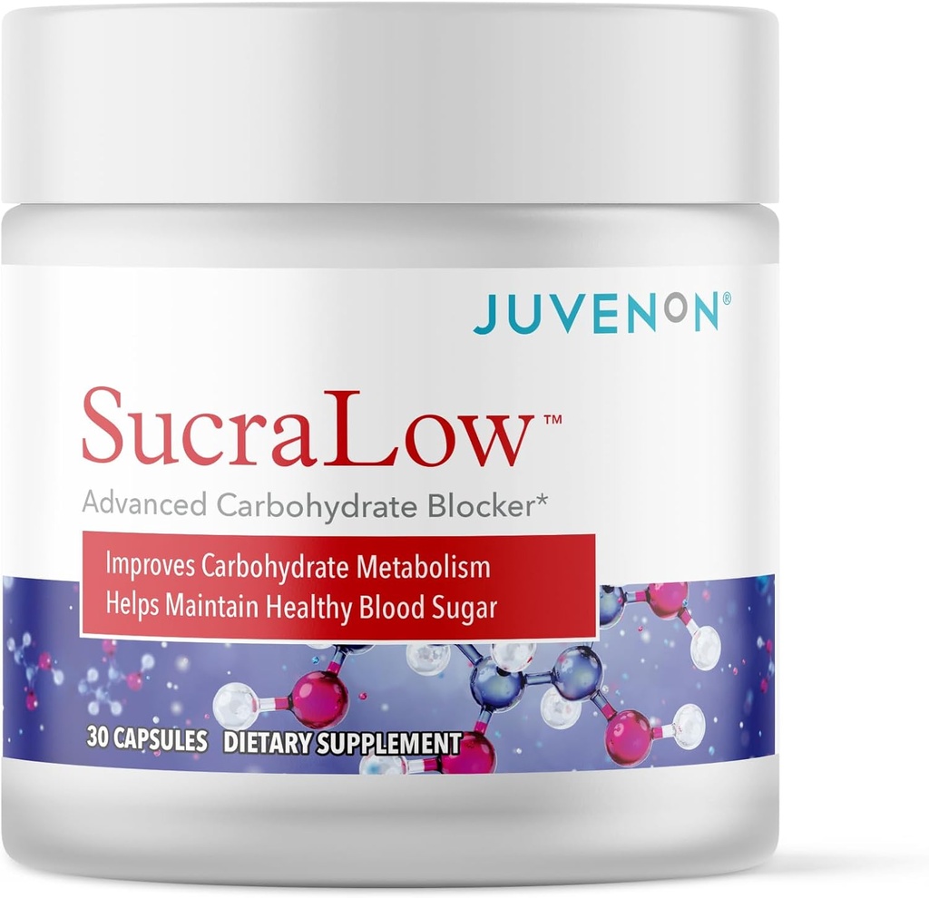 Juvenon Surcalow | Supporto giornaliero di carboidrati e vitalità | Metabolismo & Energy Supplement | 30 capsule