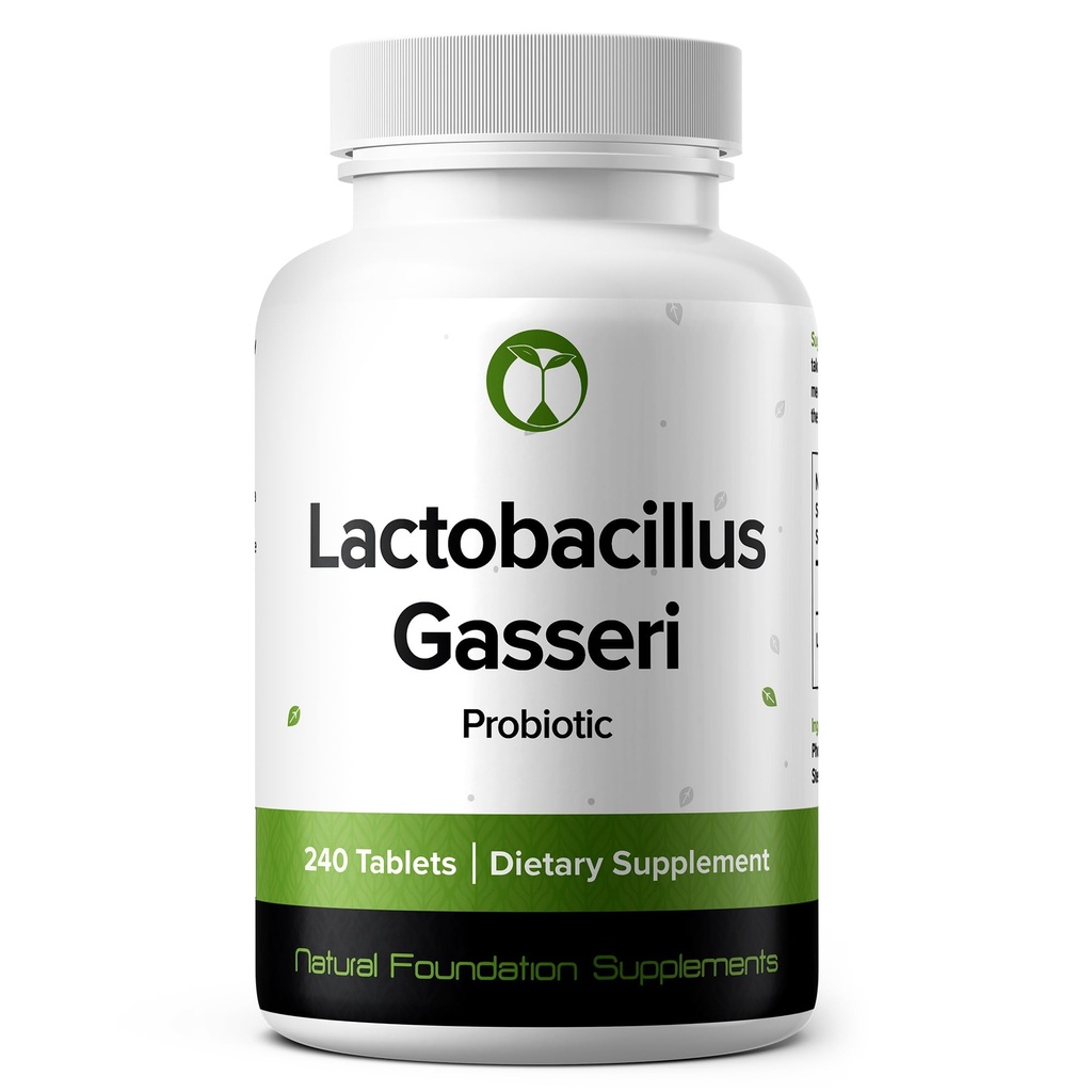 Lactobacillus Gasseri Probiotic Supplemento 240 Compresse 3 miliardi di CFU Probiotici per gli uomini e le donne Supporta Digestivo Intestinale & Salute Gut (240, Lactobacillus Gasseri)
