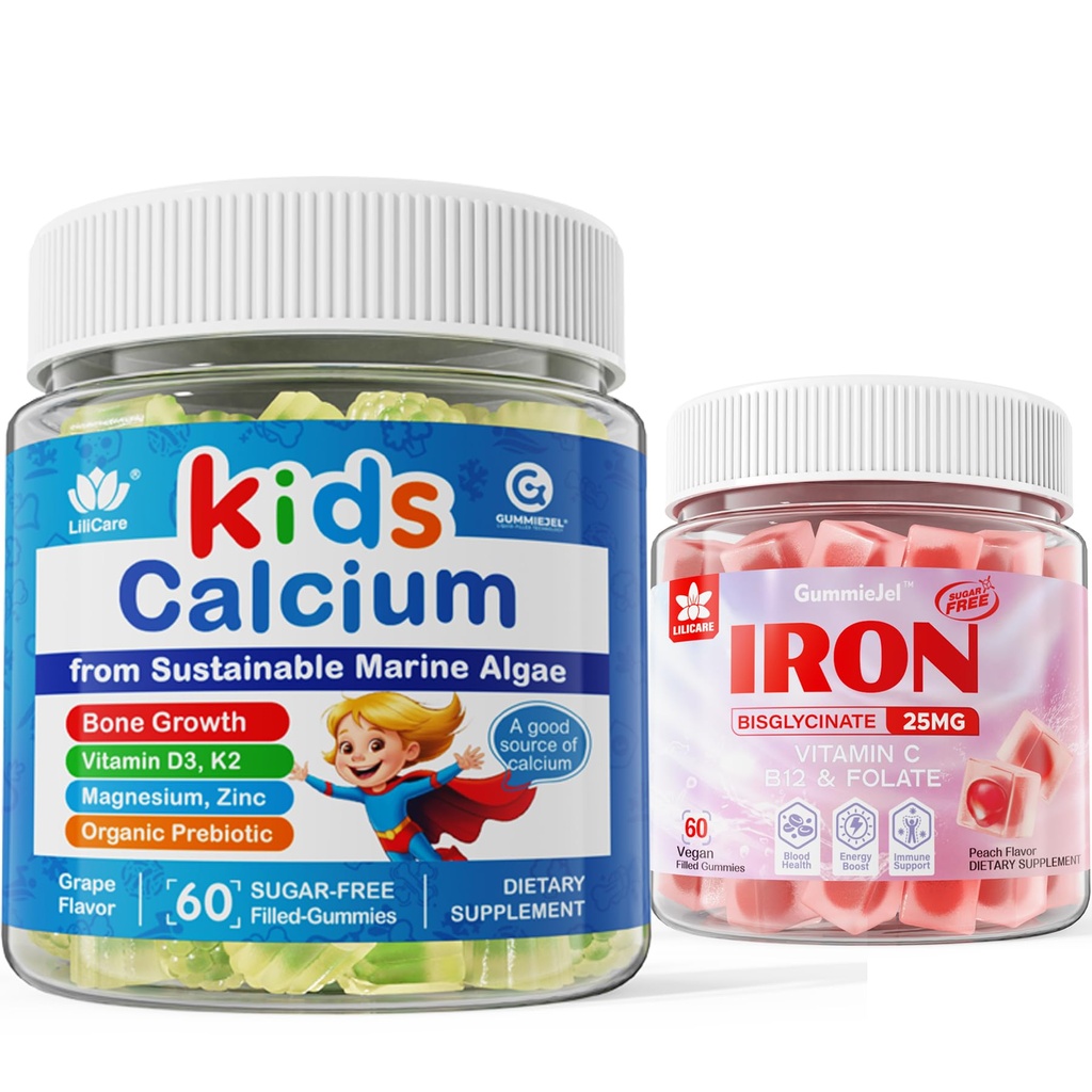 Bundle - Calcium per bambini + Ferro vegano