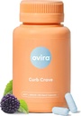 Ovira Curb Cravings Integratori - Contiene CHRONOBLOCK, Energy Support Capsule, Integratori nutrizionali per Uomini e Donne, Cromo-100mg