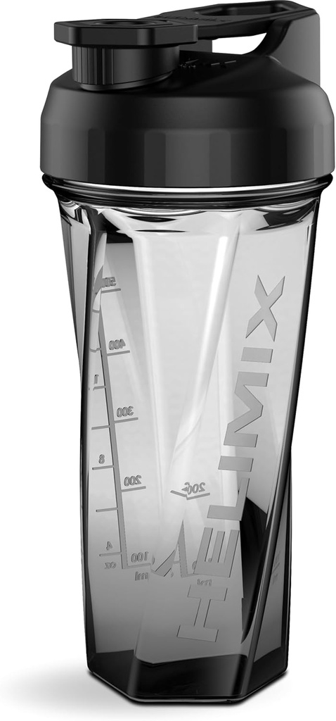 HELIMIX 2.0 Miscelatore Vortex Shaker Bottiglia porta fino a 28oz | Nessuna sfera di miscelazione o Whisk | USA Made | Portatile Pre Workout Whey Protein Drink Shaker Cup | Mixes Cocktail Smoothies Shakes | Top Rack Safe