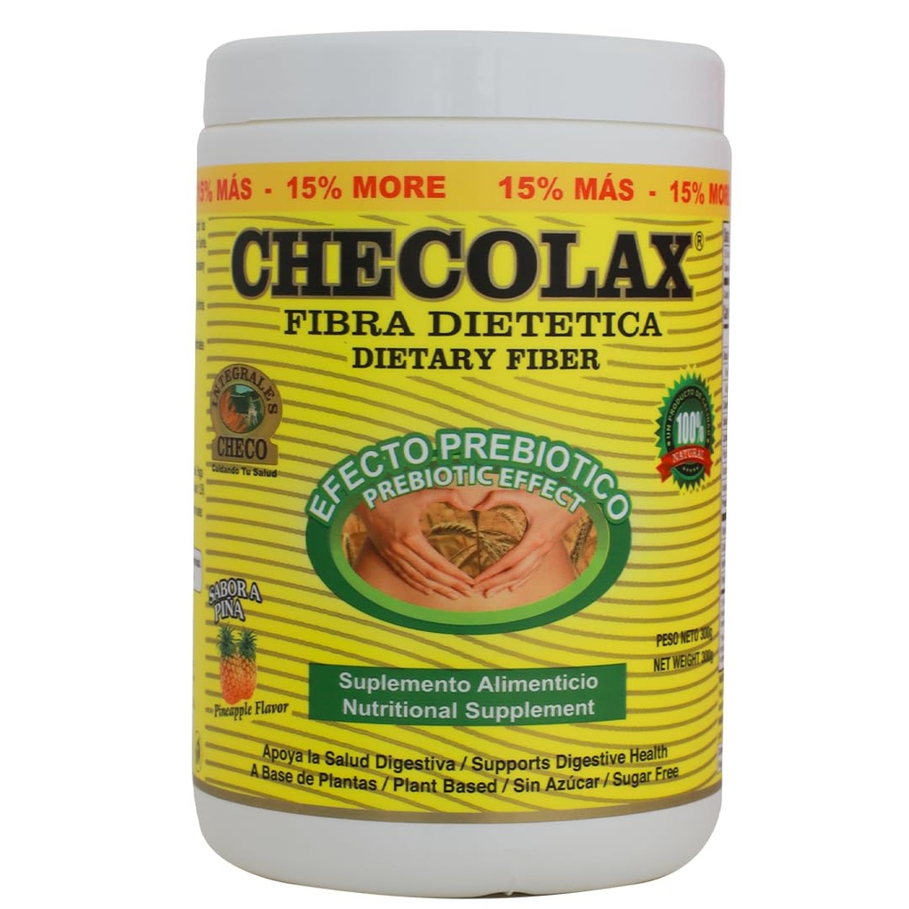 Naturalmente, Supporta Regolarità, Bloating Relief & Gut Health, Sugar Free, Non-GMO, Plant-Based - Essential Fiber Boost, Ananas (10.5 oz)