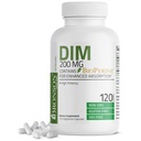 Bronson DIM Supplemento 200 MG Diindolymethane with BioPerine for Enhanced Absorption, Estrogen Metabolism & Maintains Balanced Hormone Livelli, 120 capsule vegetariane