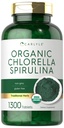 Carlyle Organic Chlorella Spirulina Tablets | 1300 Count | 50/50 Blend | Non OGM e Gluten Supplemento gratuito
