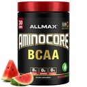 ALLMAX Nutrition AMINOCORE BCAA – 8G BCAAs – Aminoacidi a catena pura al 100% – Gluten Free - Watermelon - 315 Gram