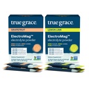 True Grace ElectroMag - Pompelmo (16 Stick Packs) + Lime limone (16 Stick Packs) - Polvere elettrolitica per rapida idratazione - Zucchero Zero & Carbs - Non OGM - 32 Serve totali