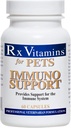 Rx Vitamine per animali Immuno Supporto per cani e gatti - Supporto sistema immunitario - Aiuta la funzione del cervello Bones muscoli Stress & Aging - 60 capsule